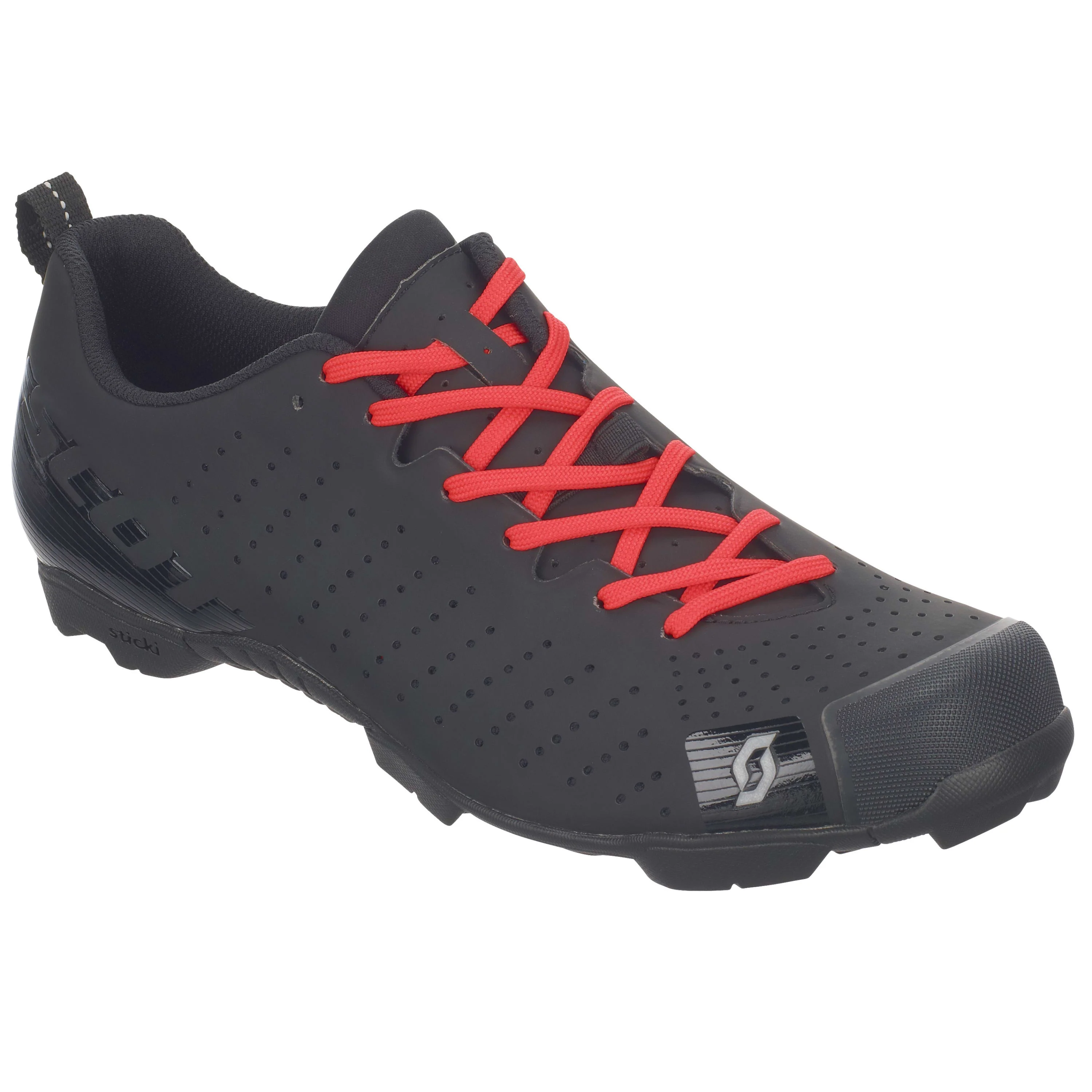 Scott Mtb RC Lace Shoes - Matt Black / Gloss Black - Image 3