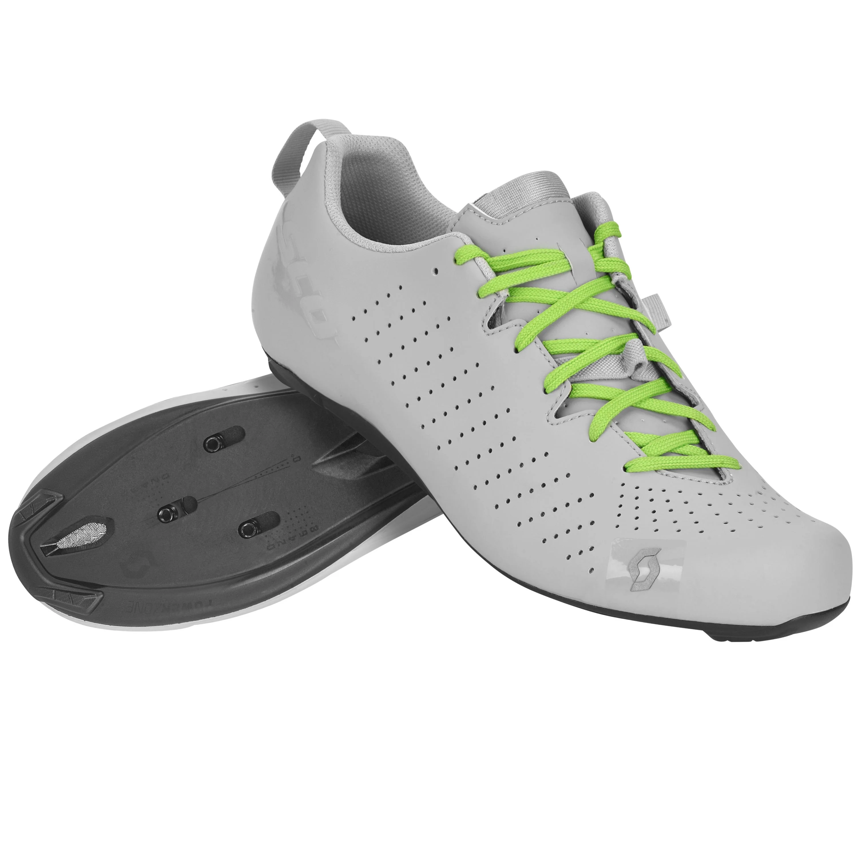 Scott Road Comp Lace Shoes - Matt Grey / Gloss Grey - Image 2