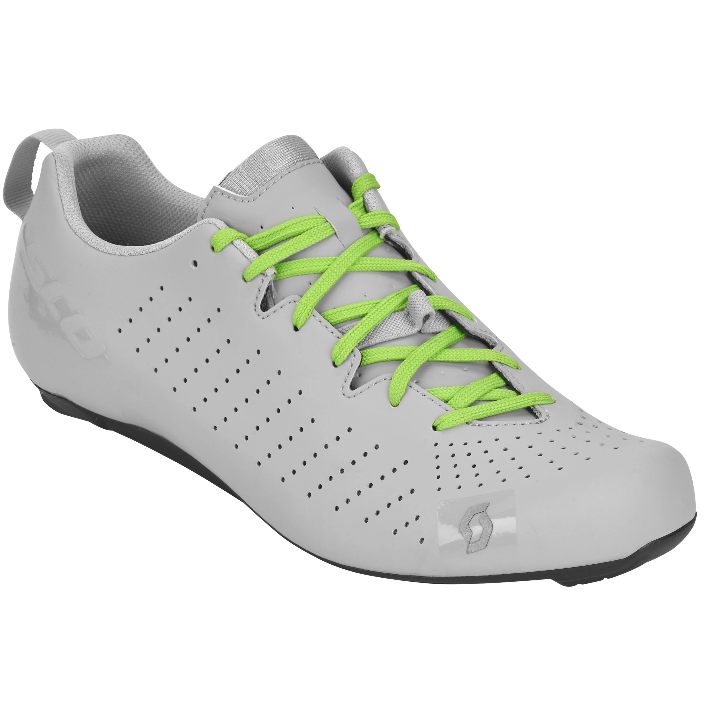 Scott Road Comp Lace Shoes - Matt Grey / Gloss Grey - Image 3