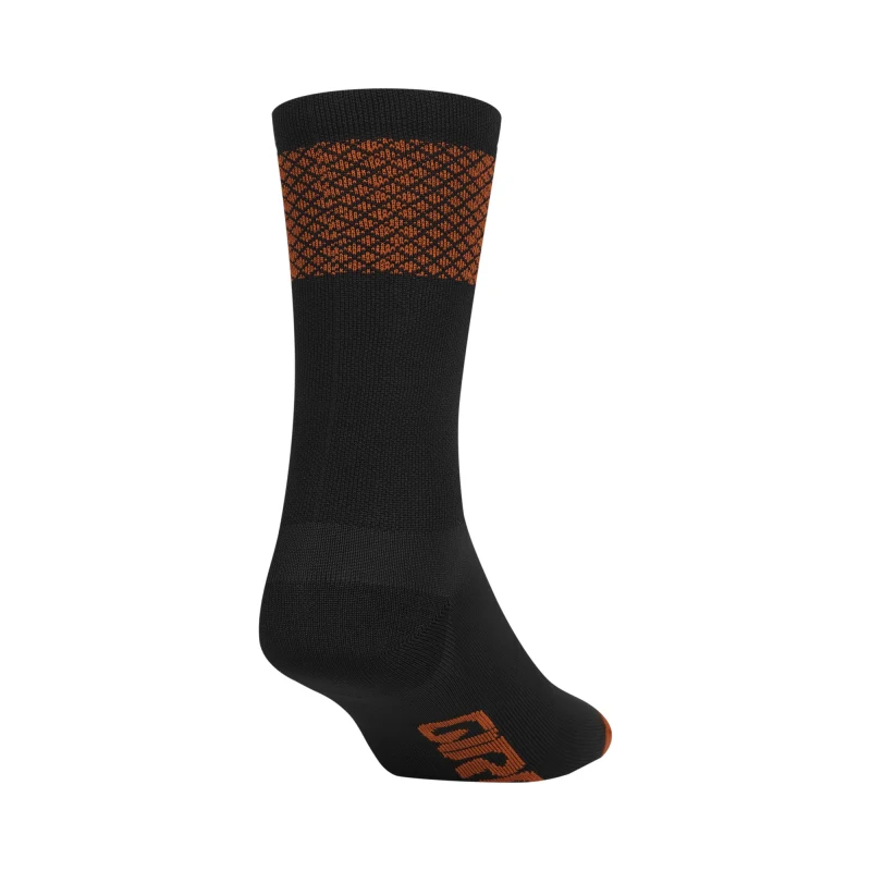 Giro Comp Racer High Rise Heatwave Socks - Black / Bright Red - Image 2