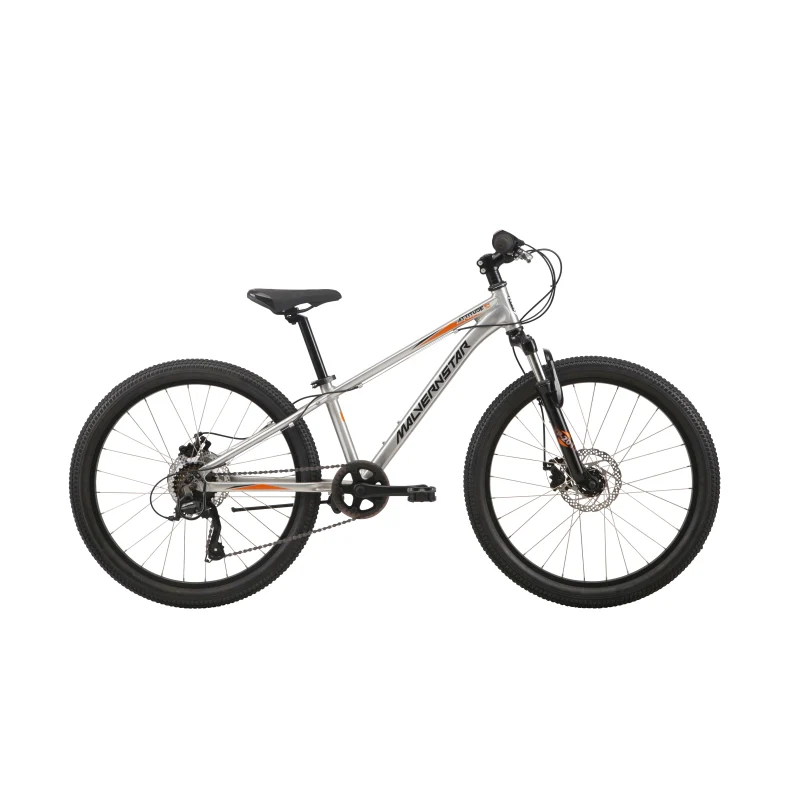 Malvern Star Attitude 24 Disc - Silver / Orange