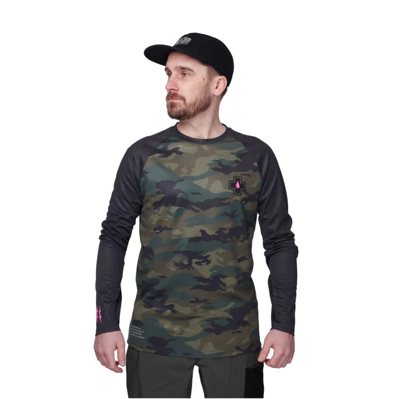 Muc-off Premium Mtb Jersey Long Sleeve - Camo