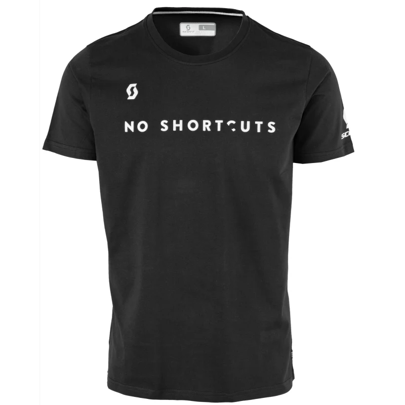Scott 5 No Shortcuts Tee - Black - Image 4