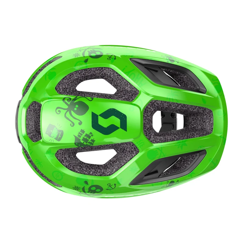 Scott Spunto Kid Helmet (as) 46-52CM - Fluoro Green - Image 3