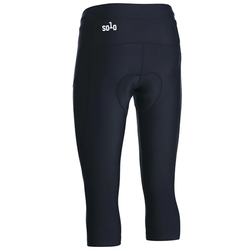 Solo 3/4 Short Womens MK2 - Black - Image 3