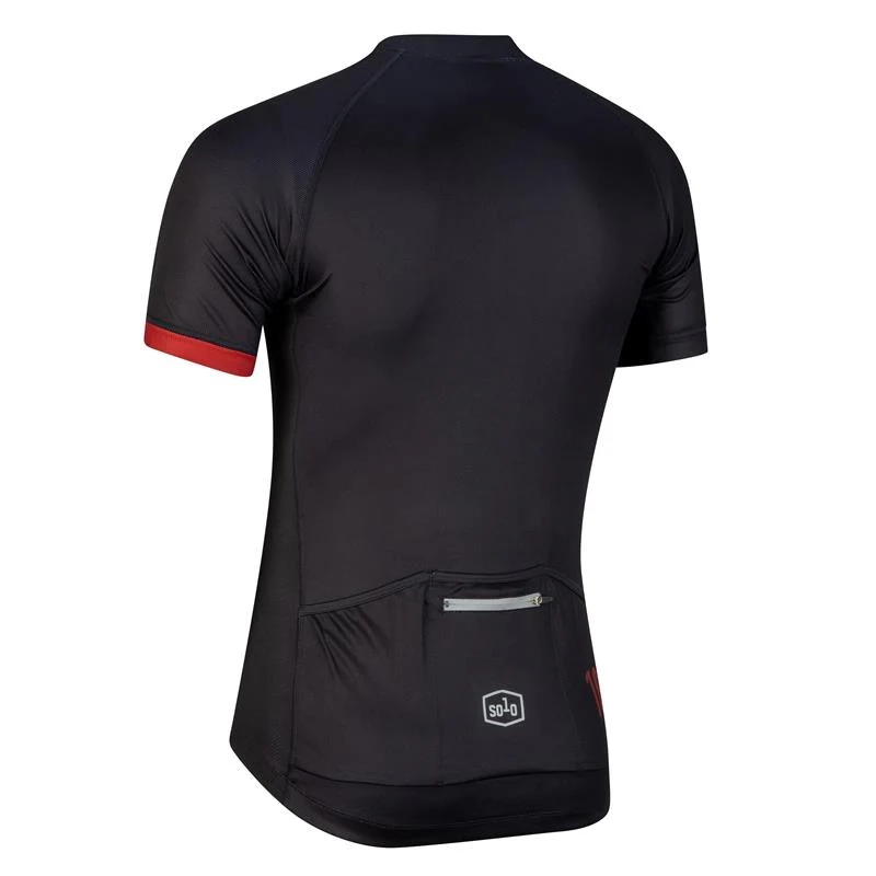 Solo Century Jersey - Black / Red - Image 2