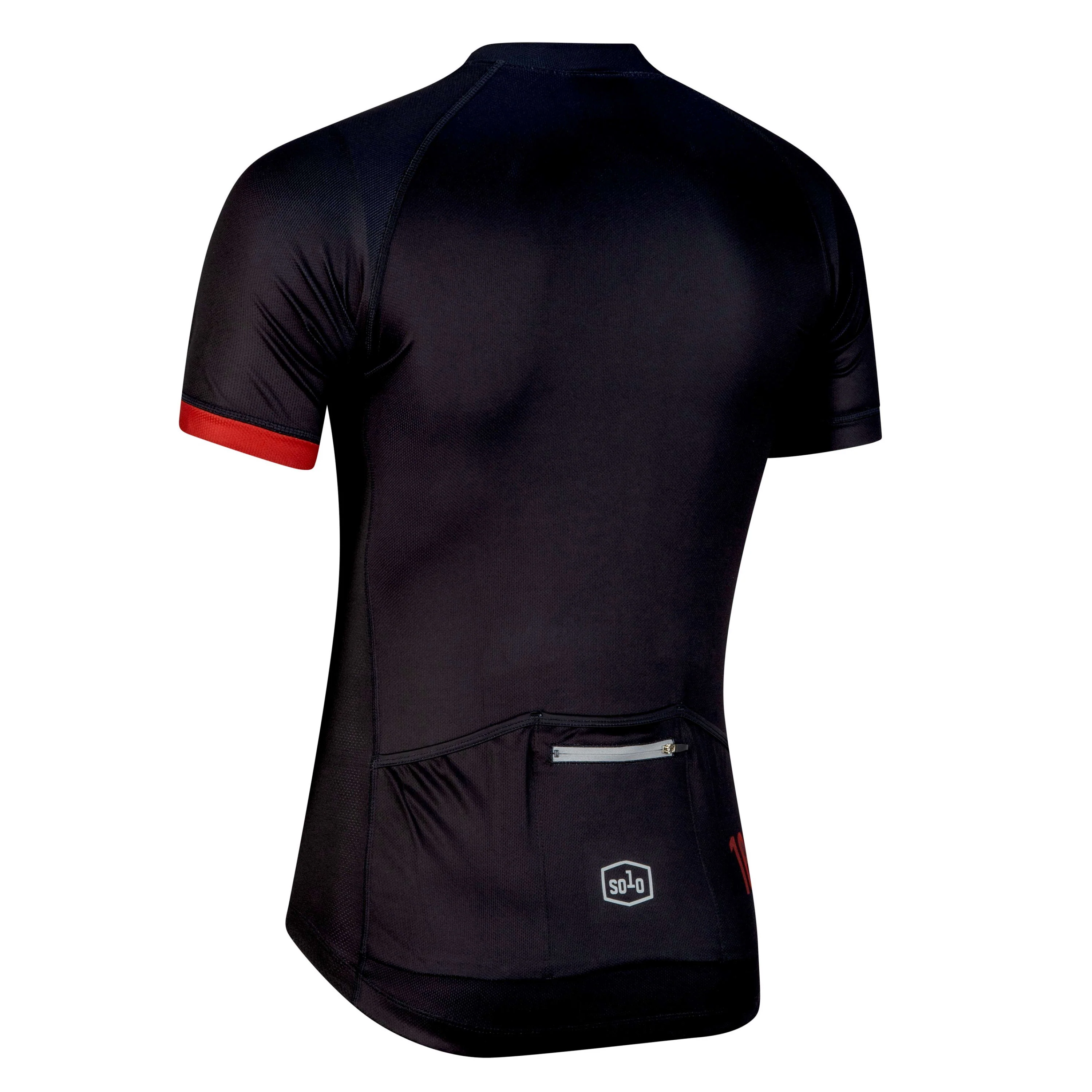 Solo Century Jersey - Black / Red - Image 4
