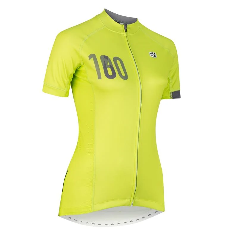 Solo Century Jersey Womens - Sulphur Yellow / Grey